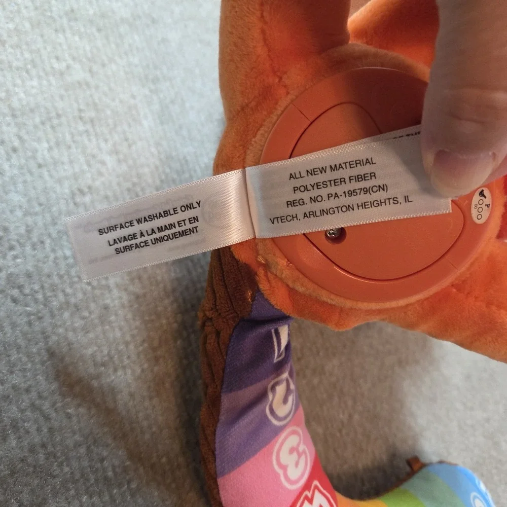 LeapFrog Colorful Counting Red Panda Learning Plush Toy Orange 80-612100